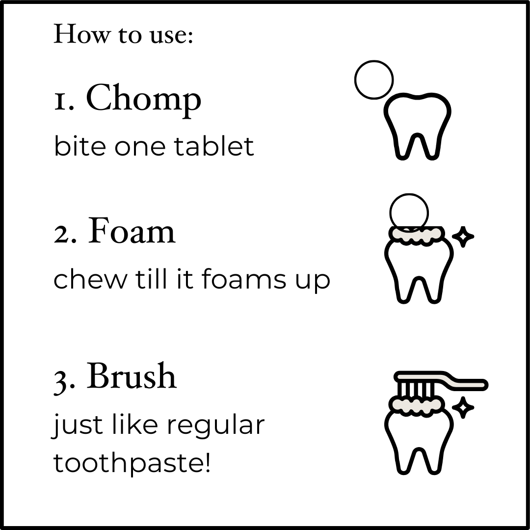 toothpaste tablets