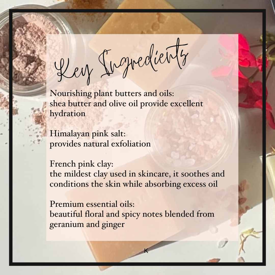 ginger + geranium duo