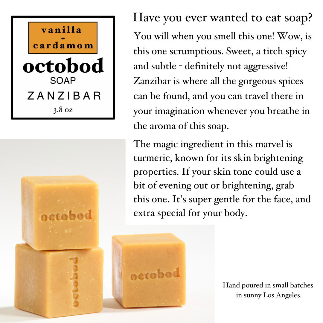 vanilla + cardamom soap