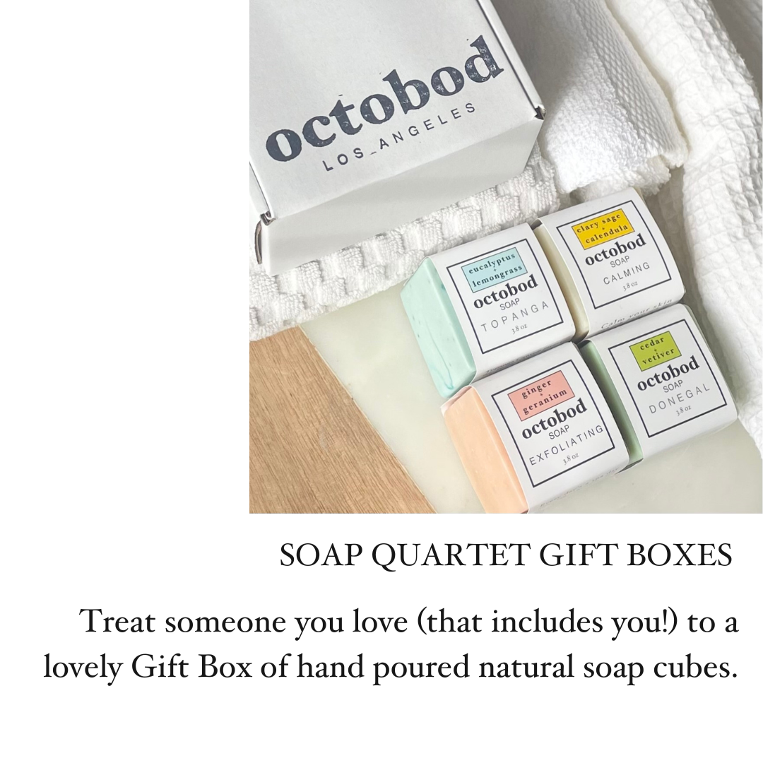 ginger + geranium soap