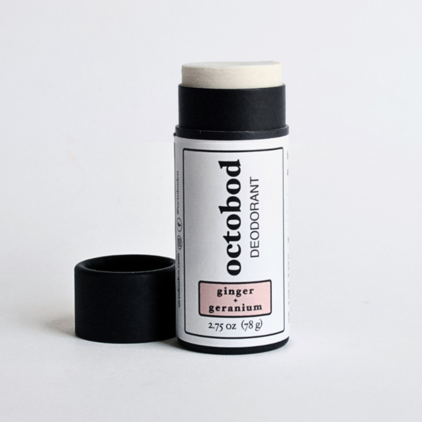 ginger + geranium deodorant