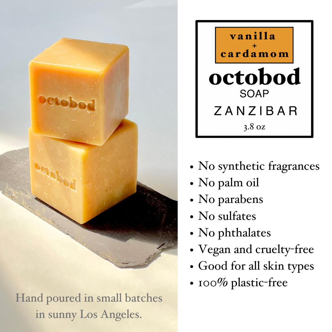 vanilla + cardamom soap