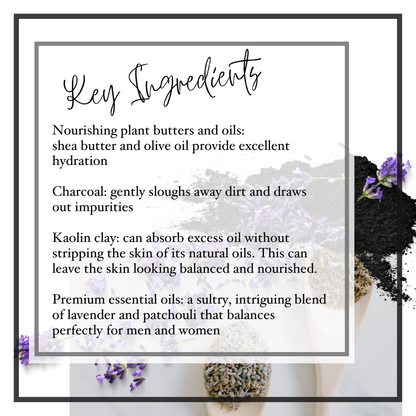 lavender + patchouli soap