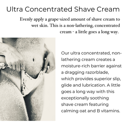 concentrated shave cream