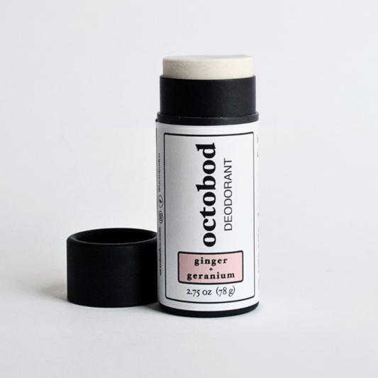 ginger + geranium deodorant