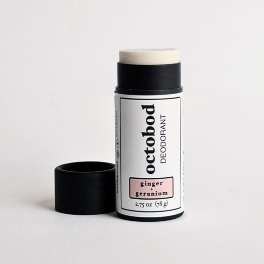 ginger + geranium deodorant